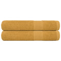 Vidaxl saunahanddoeken frogn 2 st 80x200 cm 360 g m² goud