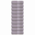 Vidaxl gastendoekjes frogn 10 st 30x50 cm 360 g m² grijs
