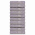 Vidaxl badhanddoeken frogn 10 st 100x150 cm 360 g m² grijs