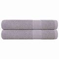 Vidaxl saunahanddoeken frogn 2 st 80x200 cm 360 g m² grijs