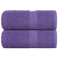 VidaXL Seifentücher, 2 Stück, 30 x 30 cm, 360 g/m², 100 % Baumwolle, Lila