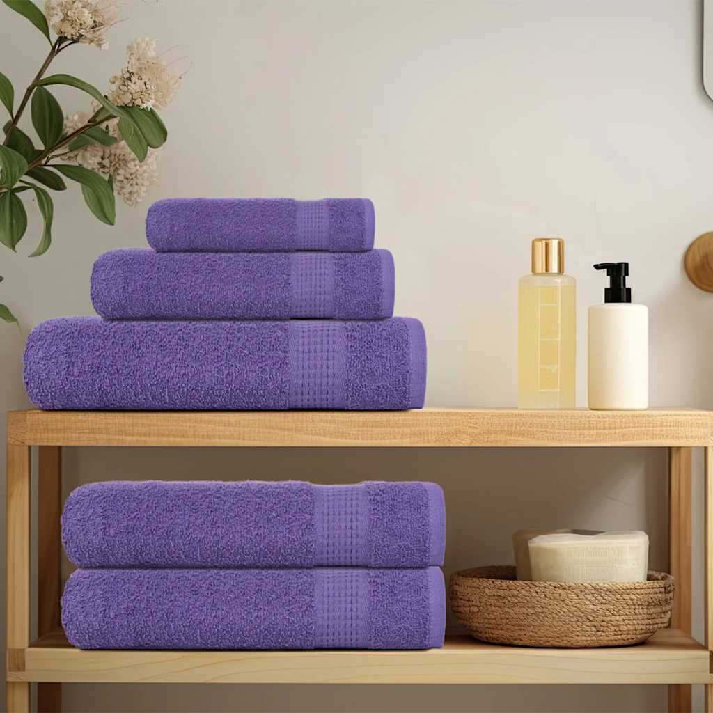 Vidaxl gastendoekjes frogn 2 st 30x50 cm 360 g m² paars