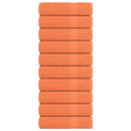 Vidaxxl Badetücher 10 Stück 100x150 cm 360 g m² 100 % Baumwolleorange