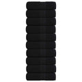 Vidaxl gastendoekjes frogn 10 st 30x50 cm 360 g m² zwart