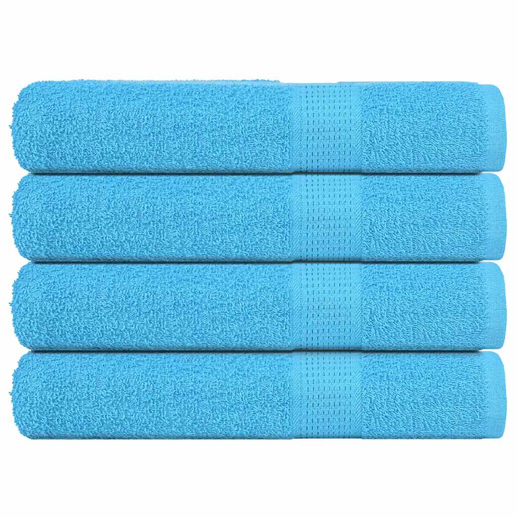 Vidaxl saunahanddoeken frogn 4 st 80x200 cm 360 g m² turquoise