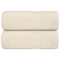 Vidaxl washandjes frogn 2 st 30x30 cm 360 g m² crème