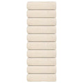 Vidaxl washandjes frogn 10 st 30x30 cm 360 g m² crème