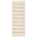 Vidaxl gastendoekjes frogn 10 st 30x50 cm 360 g m² crème