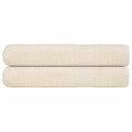 Vidaxl saunahanddoeken frogn 2 st 80x200 cm 360 g m² crème