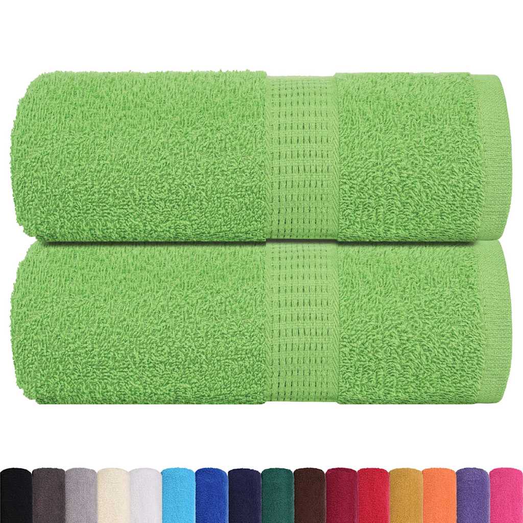 Vidaxl gastendoekjes frogn 2 st 30x50 cm 360 g m² appelgroen