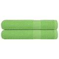 Vidaxl handdoeken frogn 2 st 100x200 cm 360 g m² appelgroen