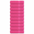 Vidaxl handdoeken frogn 10 st 50x100 cm 360 g m² roze