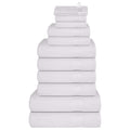 VidaXL 12-teiliges Handtuchset 360 g/m² 100 % Baumwolle weiß