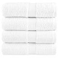 Vidaxl premium washandjes solund 4 stuks 30x30 cm 600 g m² wit