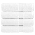 VidaXL Badetücher, 4 Stück, 600 g/m², 100 x 150 cm, weiß