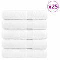 VidaXL Badetücher Solund 25 Stück 600 g m² 100x150 cm Weiß
