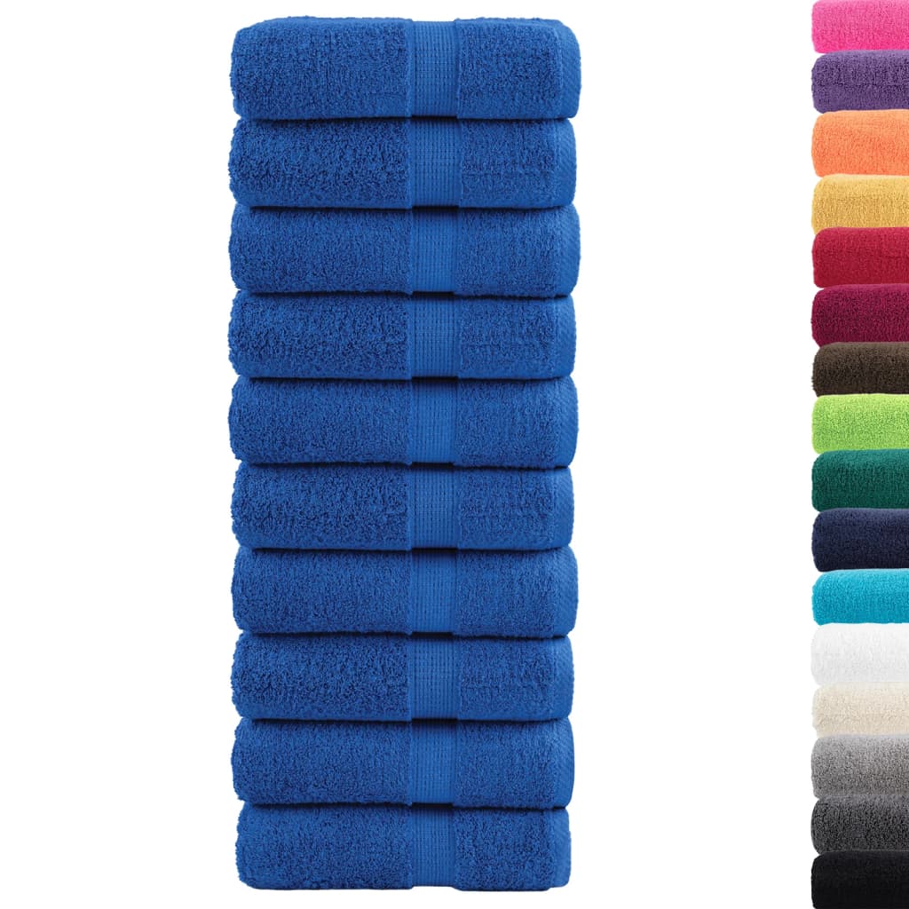 Vidaxl gastendoekjes solund 10 st 600 g m² 30x50 cm blauw