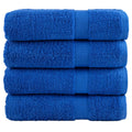 Vidaxl handdoeken solund 4 st 600 g m² 50x100 cm blauw