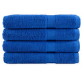 VidaXL Saunadoeken solund 4 Stück 600 g m² 80x200 cm blau