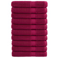 Vidaxl saunahanddoeken solund 10 st 600 g m² 80x200 cm bordeaux