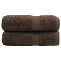 Vidaxl gastendoekjes solund 2 st 600 g m² 30x50 cm bruin