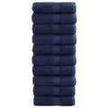 VidaXL Gästetücher, 10 Stück, 600 g/m², 30 x 30 cm, marineblau