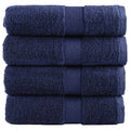 VidaXL Gästetücher, 4 Stück, 600 g/m², 30 x 50 cm, marineblau
