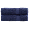 VidaXL Badetücher, 2 Stück, 600 g/m², 100 x 150 cm, marineblau