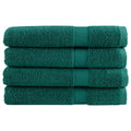 Vidaxl handdoeken solund 4 st 600 g m² 100x200 cm groen