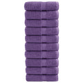 VidaXL Gästetücher, 10 Stück, 600 g/m², 30 x 30 cm, lila
