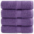 Vidaxl gastendoekjes solund 4 st 600 g m² 30x50 cm paars