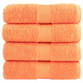 VidaXL Gästetücher, 4 Stück, 600 g/m², 30 x 30 cm, orange