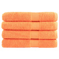 VidaXL Saunatücher, 4 Stück, 600 g/m², 80 x 200 cm, orange