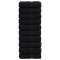 Vidaxl gastendoekjes solund 10 st 600 g m² 30x50 cm zwart
