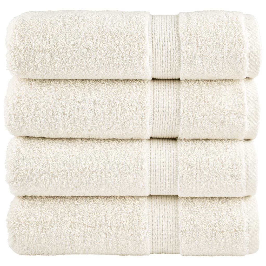 VidaXL Badetücher, 4 Stück, 600 g/m², 100 x 150 cm