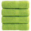VidaXL Gästetücher, 4 Stück, 600 g/m², 30 x 30 cm, Apfelgrün