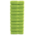 VidaXL Gästetücher, 10 Stück, 600 g/m², 30 x 30 cm, Apfelgrün