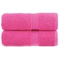 VidaXL Gästetücher, 2 Stück, 600 g/m², 30 x 50 cm, rosa