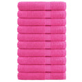 VidaXL Sauna-Tücher Solund 10 ST 600 g m² 80x200 cm Rosa