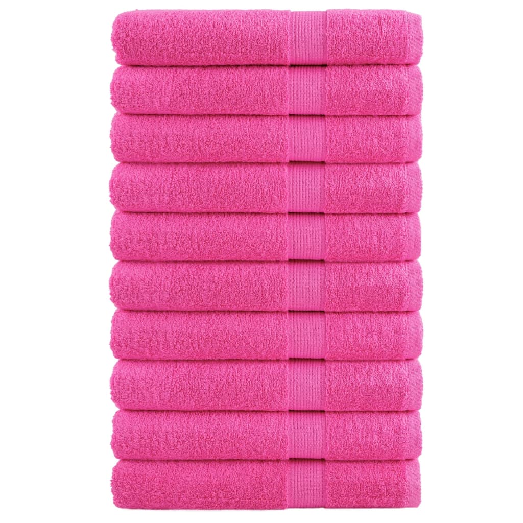 Vidaxx -Handtücher Solund 10 ST 600 g m² 100x200 cm Rosa