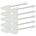 VidaXL Schuhspanner, 5 Paar, EU 35-38, Kunststoff, Weiß