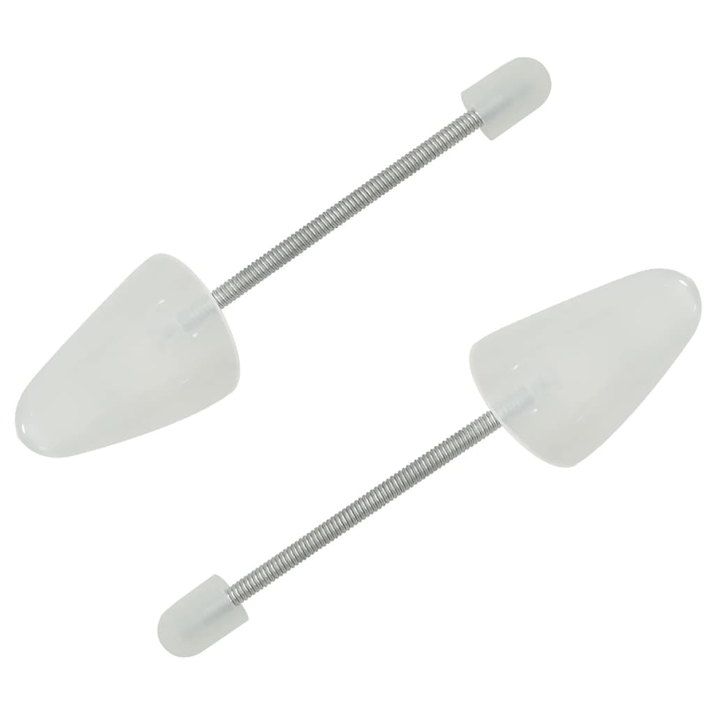 VidaXL Schuhspanner, 5 Paar, EU 35-38, Kunststoff, Weiß