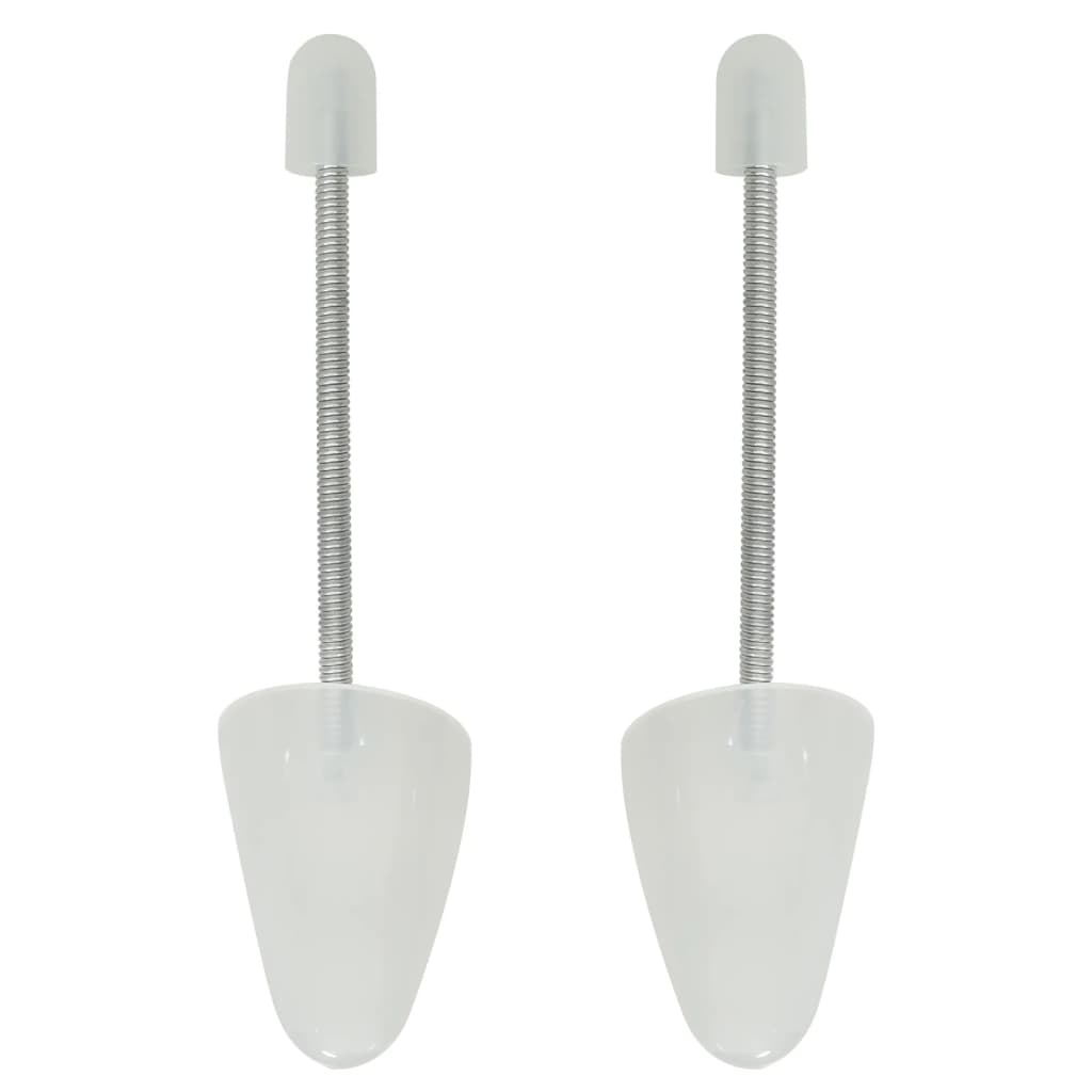VidaXL Schuhspanner, 5 Paar, EU 35-38, Kunststoff, Weiß