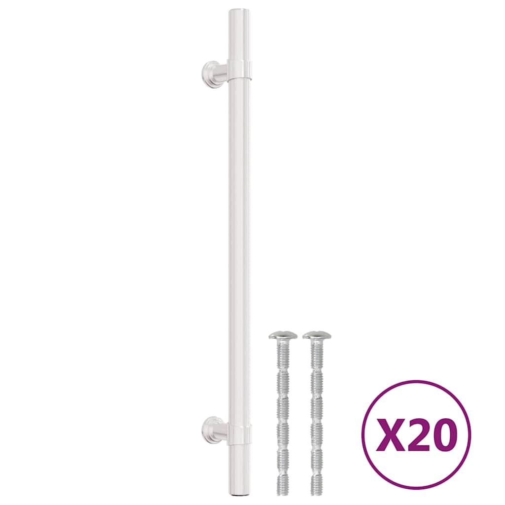 Vidaxl handvatten 20 st 192 mm roestvrij staal zilverkleurig