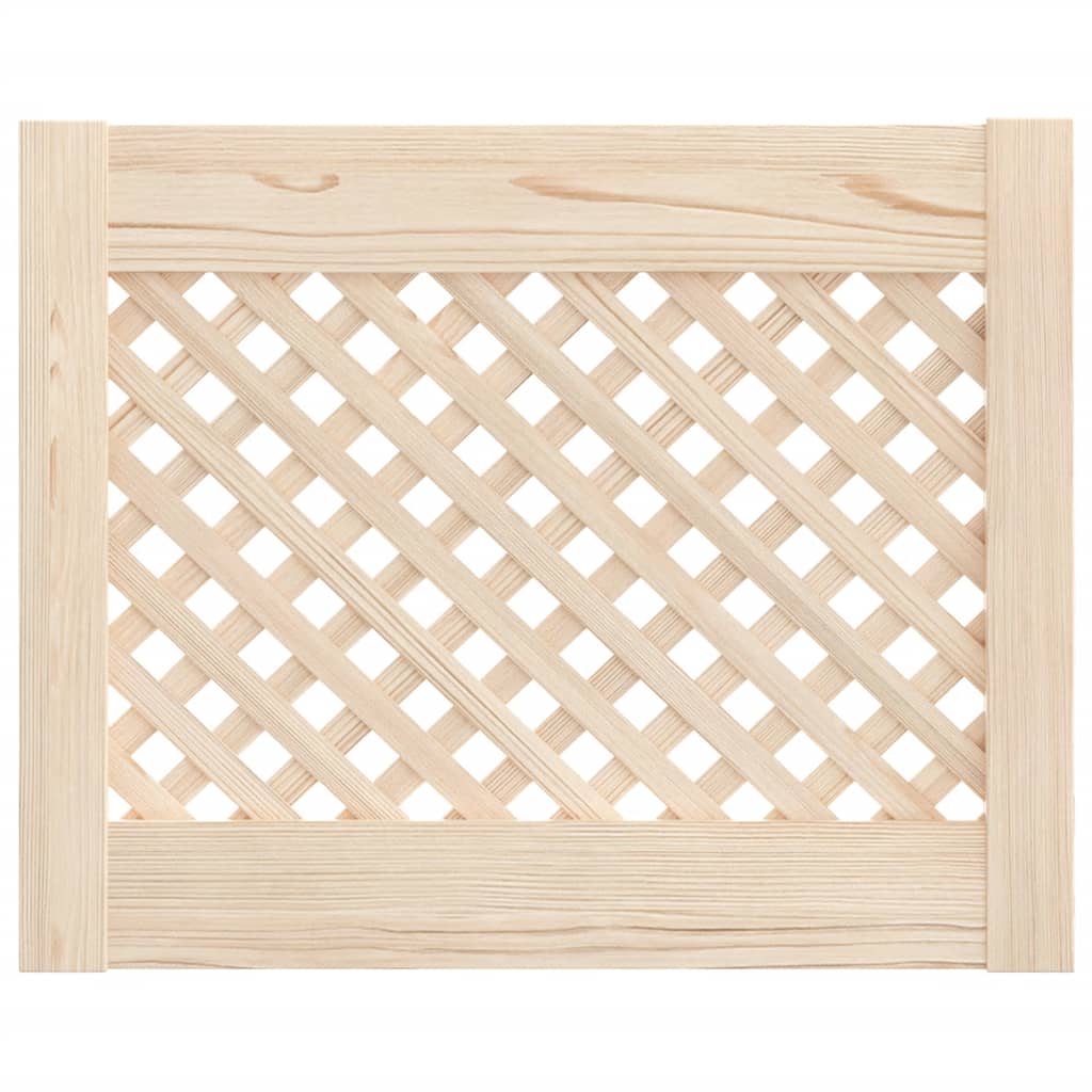 VidaXL Schranktüren mit Lamellen, 2 Stück, 49,5 x 39,5 cm, massives Kiefernholz