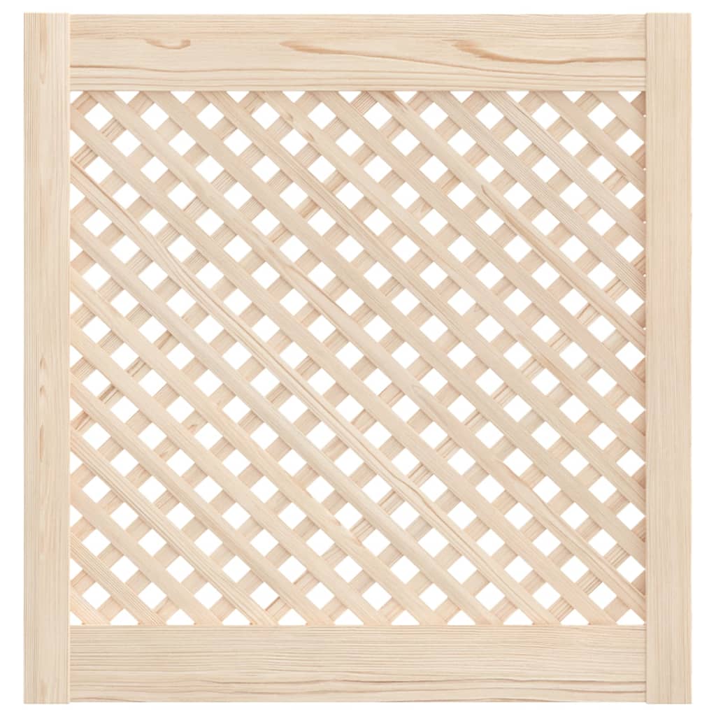 VidaXL Schranktüren mit Lamellen, 2 Stück, 59,5 x 61,5 cm, massives Kiefernholz