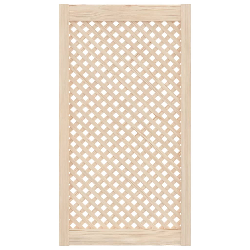 VidaXL Schranktüren mit Lamellen, 2 Stück, 49,5 x 99 cm, massives Kiefernholz