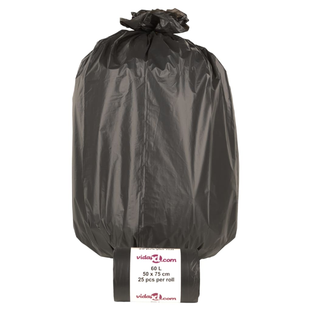 Vidaxx Müllsäcke 250 St 60 l Schwarz