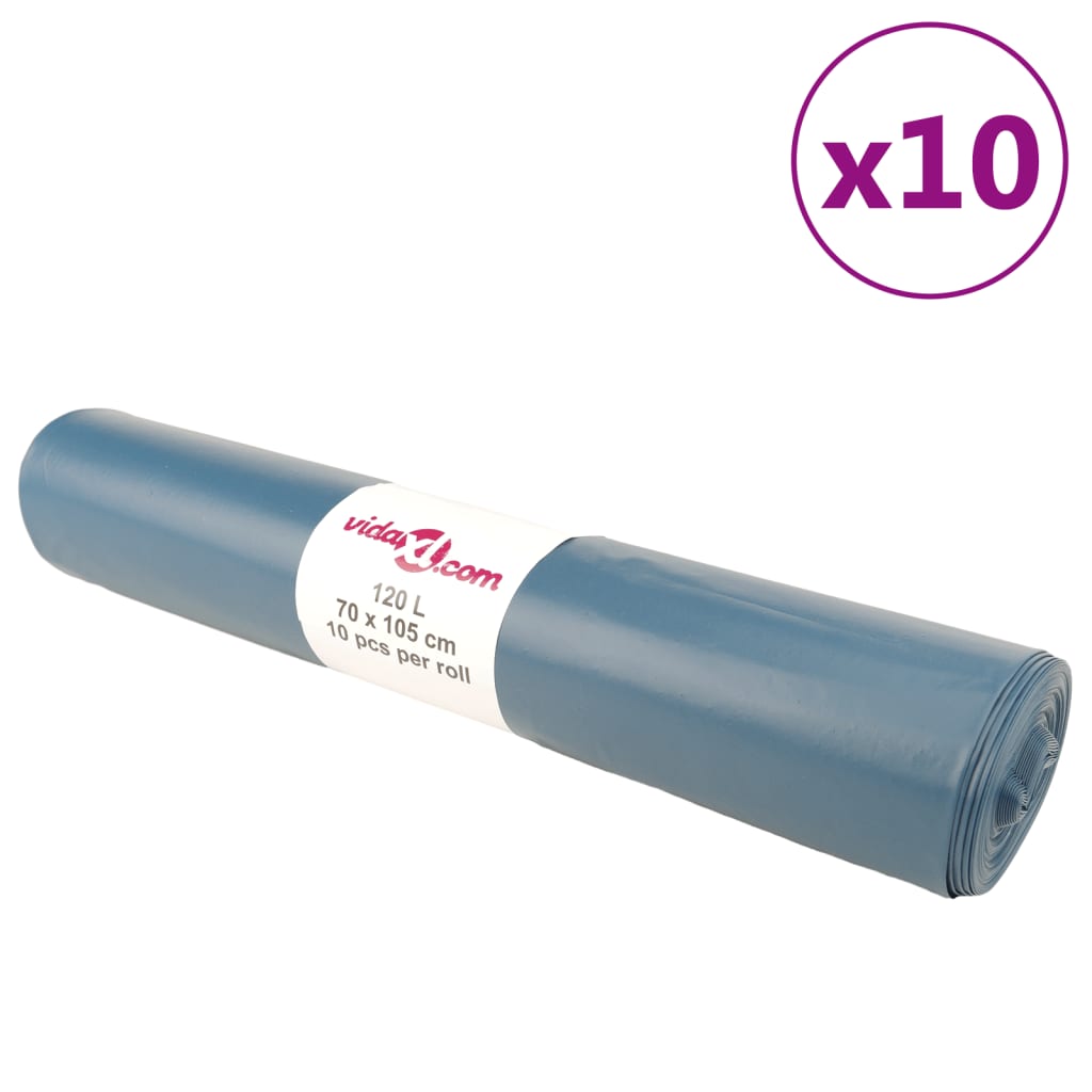 Vidaxx Müllsäcke 100 St 120 l Blau