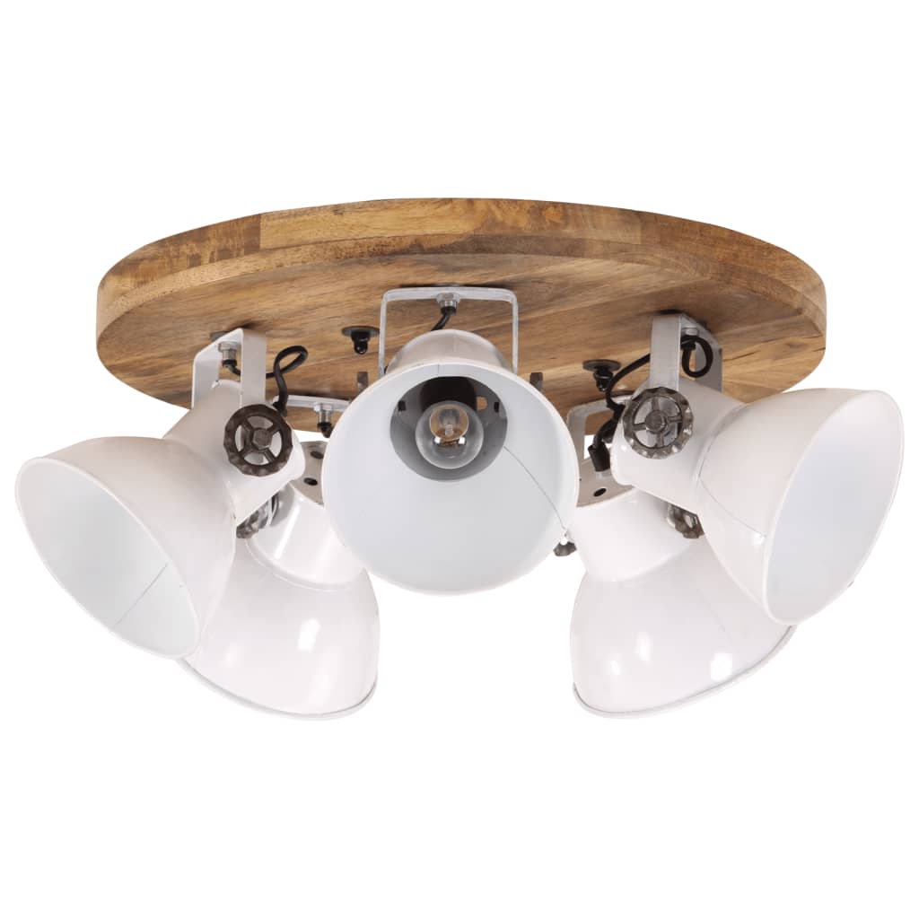 VIDAXL - Terrassenleuchte 25 W E27 50x50x25 cm Weiß